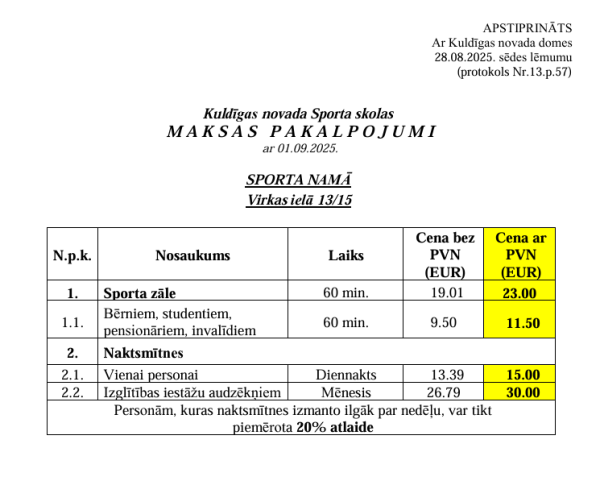 Sporta nama izcenojums2