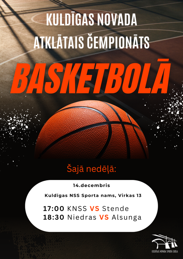 Black and Orange Dark and Bold Basketball Tournament Flyer 1