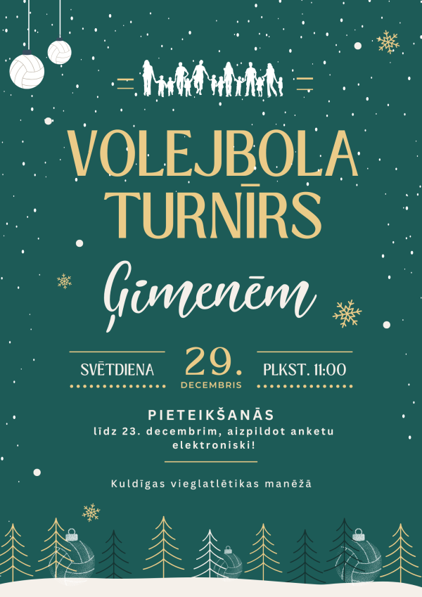 Green Modern Christmas Party Poster